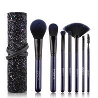 Beginner 7 Pieces Stars Makeup Brush Set Sequin Bag Wholesale Nihaojewelry main image 2