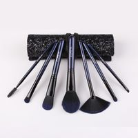 Beginner 7 Pieces Stars Makeup Brush Set Sequin Bag Wholesale Nihaojewelry main image 3