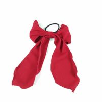 Korean Fashion Best-selling Section Bow Ribbon Streamer Hair Ring High-end Little Fairy Tie Hair Rubber Band Ladies Wind Hair Accessories Wholesale Nihaojewelry main image 6