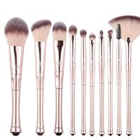 10 Pieces Crown Handle Makeup Brushes Artificial Fiber Portable Beginner Brushes Wholesale Nihaojewelry sku image 10