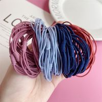 Korean Fashion New Three-in-one Bottoming Hair Ring Hair Rope Wind Simple High Elasticity Tie Hair Rubber Band Head Rope Wholesale Nihaojewelry main image 4