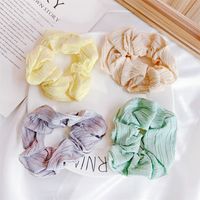 Korean Fashion New  Retro Thick Head Rope Rubber Band Sweet Girl Ball Head Tie Ponytail Hair Rope Wholesale Nihaojewelry main image 3