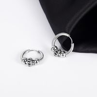 Korea Beaded Stainless Steel Earrings Student Fashion Wild Earrings Jewelry Wholesale Nihaojewelry main image 4