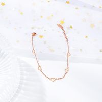 New Women's Korean Classic Love Stainless Steel Bracelet Accessories Jewelry Wholesale Nihaojewelry main image 4