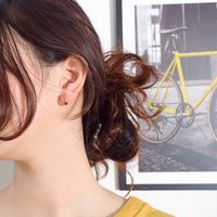 Quelle Hersteller Japanische Und Koreanische Edelstahl Matti Erte Ohrringe Retro Einfache Mode Ohrringe Temperament All-match Ohrringe Frauen Trend main image 6