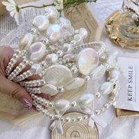 Korean Fashion Pearl Headband Simple Ladies Fashion Wild Hair Hole Bride Headband Headdress Wholesale Nihaojewelry main image 1