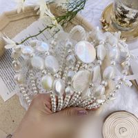 Korean Fashion Pearl Headband Simple Ladies Fashion Wild Hair Hole Bride Headband Headdress Wholesale Nihaojewelry main image 6