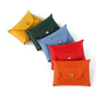 Pu Leather Red Green Blue Card Holders main image 1