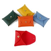 Pu Leather Red Green Blue Card Holders main image 6