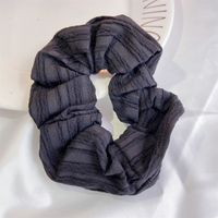 Korean Fashion New  Retro Thick Head Rope Rubber Band Sweet Girl Ball Head Tie Ponytail Hair Rope Wholesale Nihaojewelry sku image 3