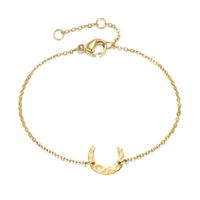Simple Style Moon Stainless Steel 14K Gold Plated No Inlaid Bracelets In Bulk sku image 2