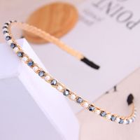 Korean Style Fashion Wild Simple And Delicate Crystal Pearl Personality Ladies Headband/hair Accessories Hairband Wholesale Niihaojewelry main image 7