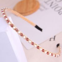 Korean Style Fashion Wild Simple And Delicate Crystal Pearl Personality Ladies Headband/hair Accessories Hairband Wholesale Niihaojewelry main image 8