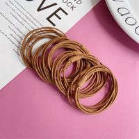 Korean Fashion New Three-in-one Bottoming Hair Ring Hair Rope Wind Simple High Elasticity Tie Hair Rubber Band Head Rope Wholesale Nihaojewelry sku image 1