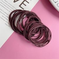 Korean Fashion New Three-in-one Bottoming Hair Ring Hair Rope Wind Simple High Elasticity Tie Hair Rubber Band Head Rope Wholesale Nihaojewelry sku image 4