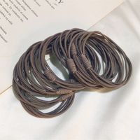 Korean Fashion New Three-in-one Bottoming Hair Ring Hair Rope Wind Simple High Elasticity Tie Hair Rubber Band Head Rope Wholesale Nihaojewelry sku image 5