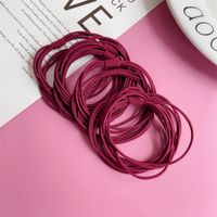 Korean Fashion New Three-in-one Bottoming Hair Ring Hair Rope Wind Simple High Elasticity Tie Hair Rubber Band Head Rope Wholesale Nihaojewelry sku image 7