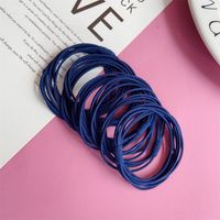 Korean Fashion New Three-in-one Bottoming Hair Ring Hair Rope Wind Simple High Elasticity Tie Hair Rubber Band Head Rope Wholesale Nihaojewelry sku image 8