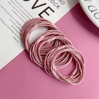 Korean Fashion New Three-in-one Bottoming Hair Ring Hair Rope Wind Simple High Elasticity Tie Hair Rubber Band Head Rope Wholesale Nihaojewelry sku image 9