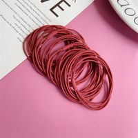 Korean Fashion New Three-in-one Bottoming Hair Ring Hair Rope Wind Simple High Elasticity Tie Hair Rubber Band Head Rope Wholesale Nihaojewelry sku image 10