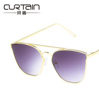 Metal Sunglasses Double Beam  New Retro Wild  Trend  Sunglasses Nihaojewelry Wholesale main image 6