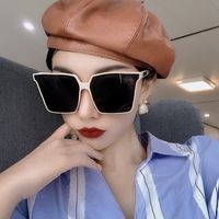 Koreanische Version Der Sonnenbrille Mit Großem Rahmen 2020 Persönlichkeit Brille Leichte Und Bequeme Quadratische Sonnenbrille main image 6