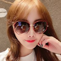 New Ladies Round Sunglasses Korean  Trend Anti-ultraviolet Polarized  Sunglasses Nihaojewelry Wholesale main image 6