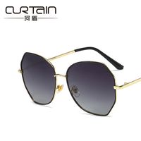 New Ladies Round Sunglasses Korean  Trend Anti-ultraviolet Polarized  Sunglasses Nihaojewelry Wholesale main image 4