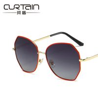 New Ladies Round Sunglasses Korean  Trend Anti-ultraviolet Polarized  Sunglasses Nihaojewelry Wholesale main image 3