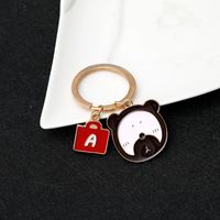 Nouveau Dessin Animé Japonais Muet Mignon Mignon Petit Panda Lapin Porte-clés Bijoux Nihaojewelry En Gros main image 5