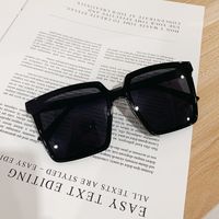 Koreanische Version Der Sonnenbrille Mit Großem Rahmen 2020 Persönlichkeit Brille Leichte Und Bequeme Quadratische Sonnenbrille sku image 1