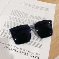 Koreanische Version Der Sonnenbrille Mit Großem Rahmen 2020 Persönlichkeit Brille Leichte Und Bequeme Quadratische Sonnenbrille sku image 5