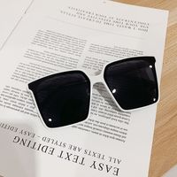 Koreanische Version Der Sonnenbrille Mit Großem Rahmen 2020 Persönlichkeit Brille Leichte Und Bequeme Quadratische Sonnenbrille sku image 6