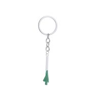Fashion Simple Cute  Keychain  Personality Spray Paint Fun Cartoon Two-color Onion Wild Keychain Pendant Nihaojewelry Wholesale sku image 1