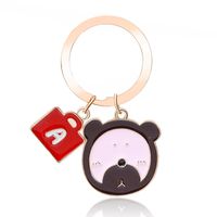 Nouveau Dessin Animé Japonais Muet Mignon Mignon Petit Panda Lapin Porte-clés Bijoux Nihaojewelry En Gros sku image 2