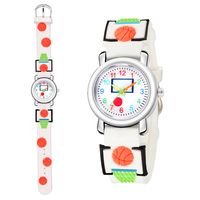 3d Geprägte Kinder Uhr Basketball Muster Schüler Sport Uhr Grundschüler Junge Sport Uhr Watch main image 4