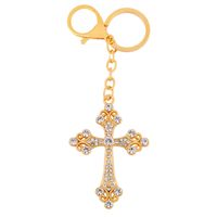 Croix Porte-clés Créatif Métal Diamant Porte-clés Clé De Stockage Clé De Voiture Porte-clé main image 1