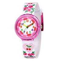 Reloj Para Estudiantes Con Correa Impresa De Color Caramelo Reloj Pequeño Y Lindo Con Correa De Plástico Impreso Reloj Casual sku image 4
