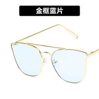 Metal Sunglasses Double Beam  New Retro Wild  Trend  Sunglasses Nihaojewelry Wholesale sku image 7