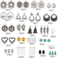 Diy Alloy Tassel Earrings Ear Plug Ear Hook Handmade Earrings Ear Jewelry Adult Material Package Wholesale Nihaojewelry main image 5
