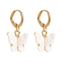 Corée Du Sud Coquille Papillon Boucle D&#39;oreille Niche Boucle D&#39;oreille Sauvage En Gros Nihaojewelry main image 6
