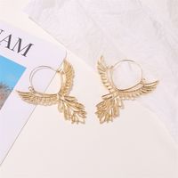 Fashion Wings Earrings Ethnic Style Hollow Eagle Earrings Peace Sign Earrings Wholesale Nihaojewelry main image 5