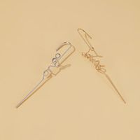 Nouvelles Boucles D&#39;oreilles Rue Mode Hommes Et Femmes Boucles D&#39;oreilles Percées Personnalité Simple Lettre D&#39;amour Clips D&#39;oreille En Gros Nihaojewelry main image 4