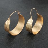 Fashion Jewelry Fashion Temperament Exaggerated Earrings Personality Simple Circle Metal Earrings Wholesale Nihaojewelry main image 4