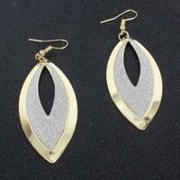 Fashion Jewelry Exaggerated Geometric Hollow Metal Earrings Fashion Alloy Earrings Wholesale Nihaojewelry main image 5