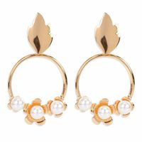 Fashion Retro Alloy Earrings Atmospheric Metal Personality Simple Round Earrings Wholesale Nihaojewelry main image 2