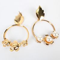 Fashion Retro Alloy Earrings Atmospheric Metal Personality Simple Round Earrings Wholesale Nihaojewelry main image 3