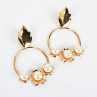 Fashion Retro Alloy Earrings Atmospheric Metal Personality Simple Round Earrings Wholesale Nihaojewelry main image 4