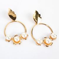 Fashion Retro Alloy Earrings Atmospheric Metal Personality Simple Round Earrings Wholesale Nihaojewelry main image 5