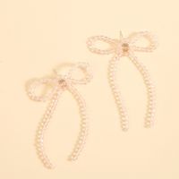 Korean Cute Long Section Hand-woven Crystal Earrings Personality Trend Beaded Earrings Jewelry Wholesale Nihaojewelry main image 5